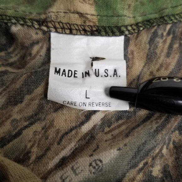 Vintage Realtree Camo Lightweight Jacket L Made USA Gorpcore Hunt - Picture 6 of 10